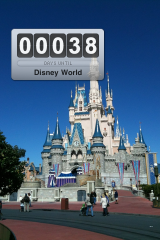 Disney trip countdown for mac